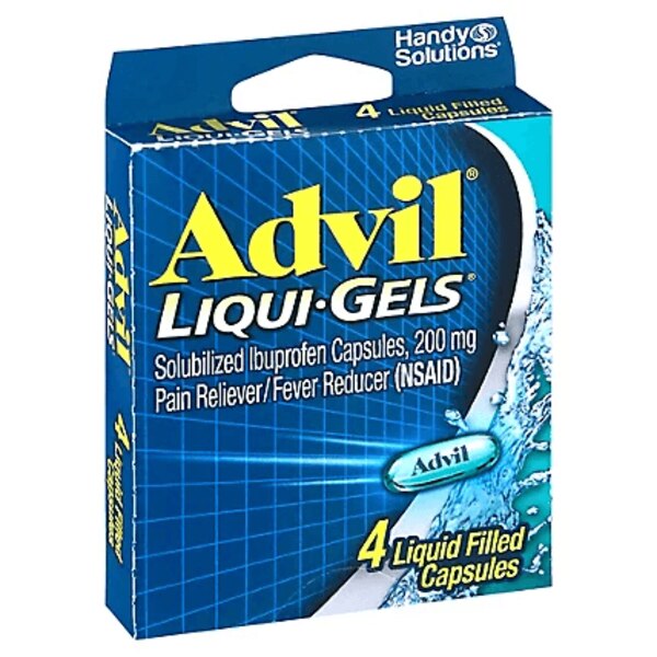 Advil Liqui-Gels 200mg 4 Pack